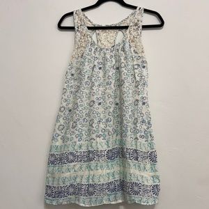 O’Neill 100% cotton lined lace embroidered tank